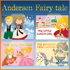 Andersen Fairy tale(The snow queen & The little match girl & The emperor's new clothes & The real princess)