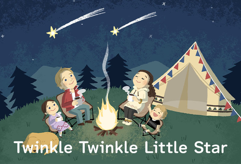 ＊きらきら星様＊ Twinkle Twinkle Little Star（きらきら星） | どうよう | ゆめある